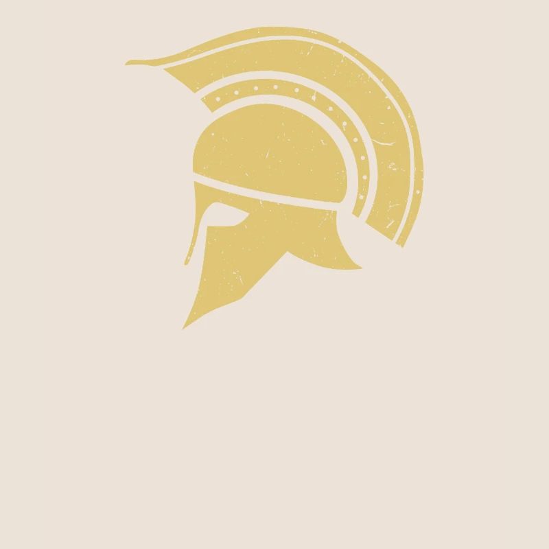 Römische Galea oder Helm in japanischem Gold