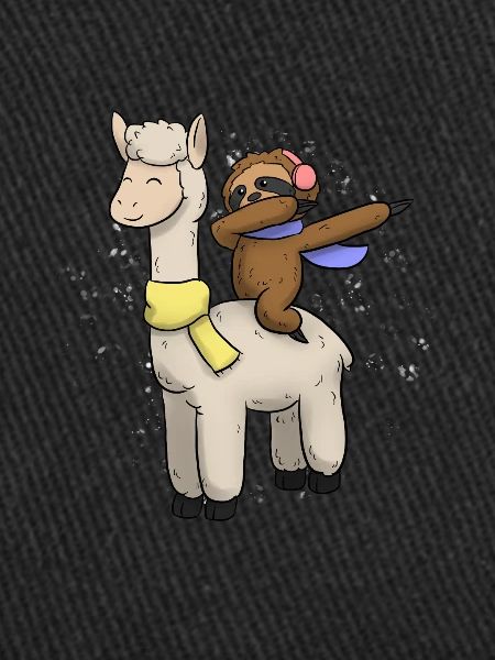 Lama sloth Christmas present