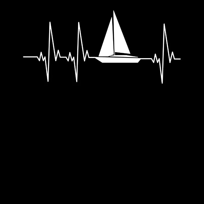 Sailing heartbeat sailing ship