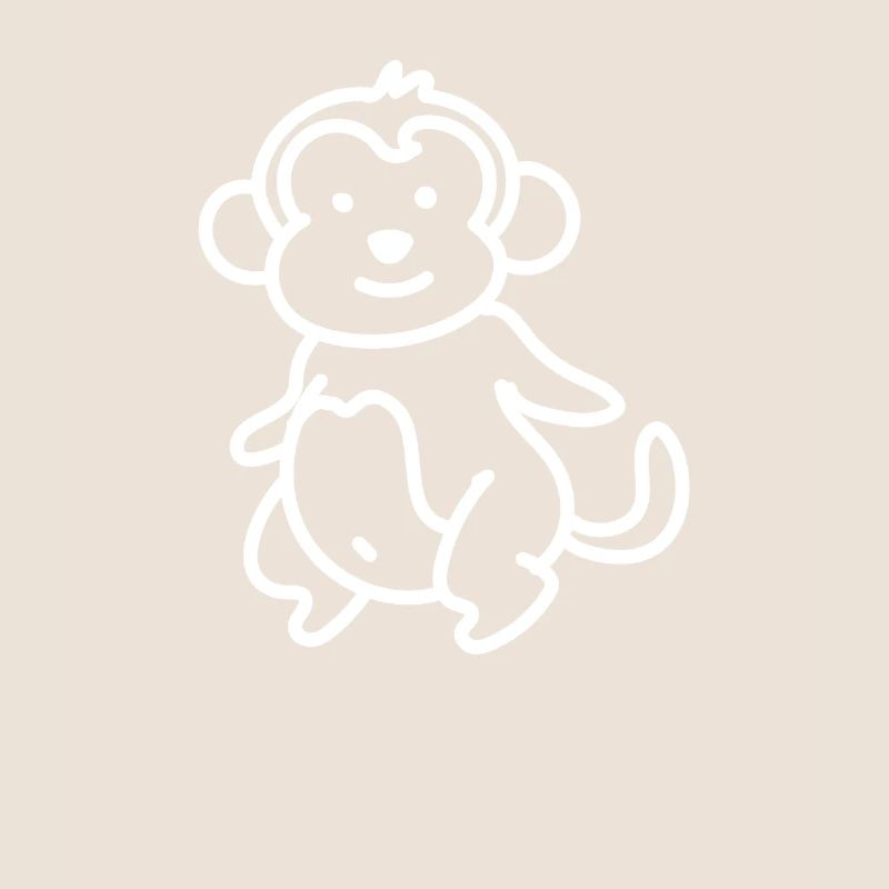 Affe Äffchen Süß Niedlich Geschenk Geschenkidee