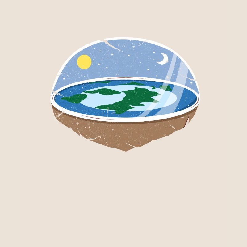 Flat Earth Flat Earth Conspiracy Gift