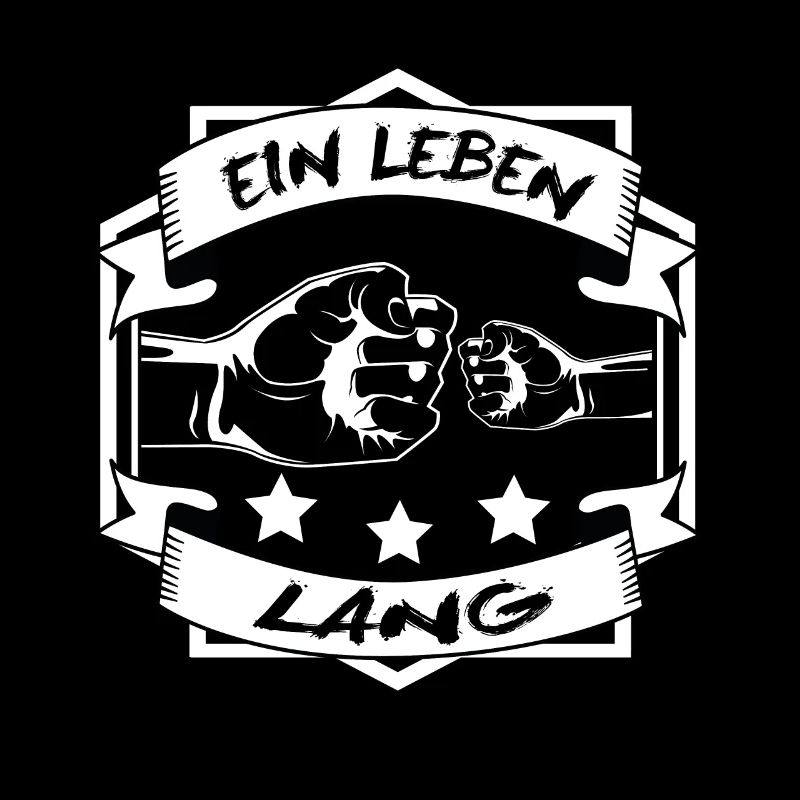 Vater und Sohn - Spruch - Ein leben lang - Fäuste