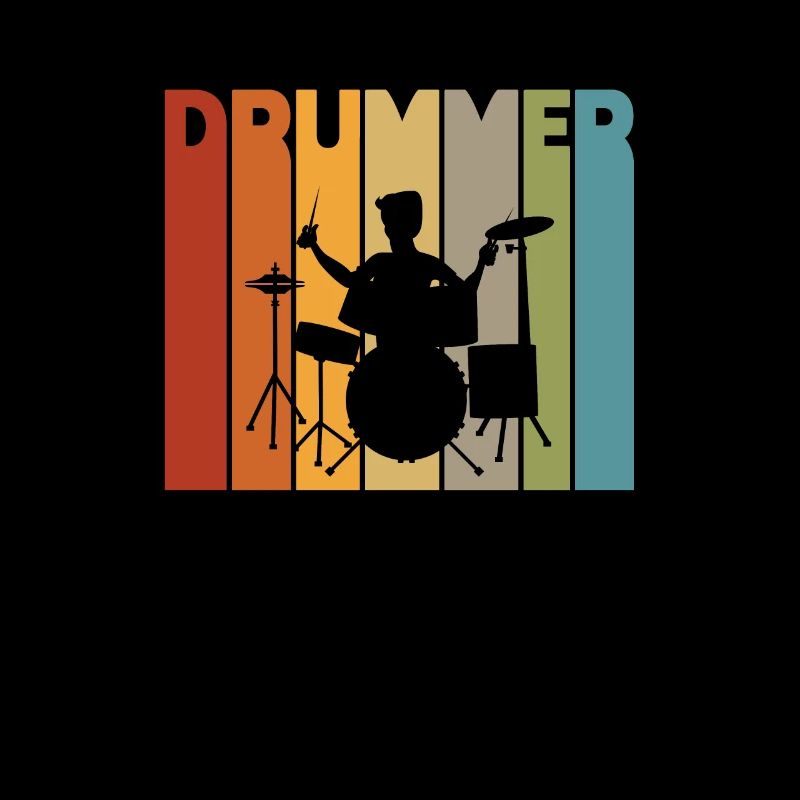 Drummer Drummer Drummer Retro Gift