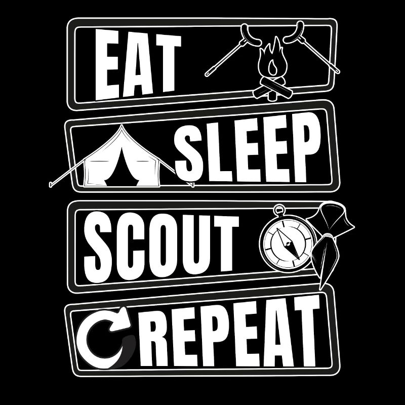 Manger sommeil scout répéter scout scout scouting