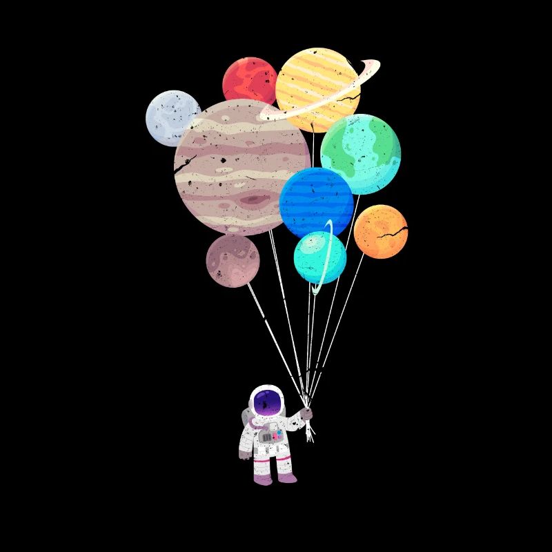 Astronaut planet universe space galaxy