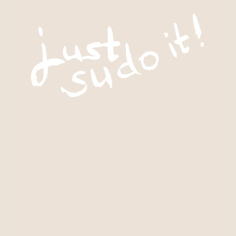 just sudo it