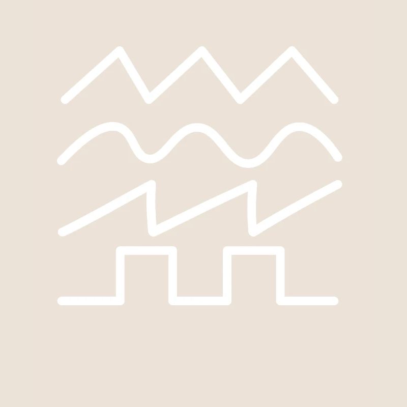 Electronics signals sine wave