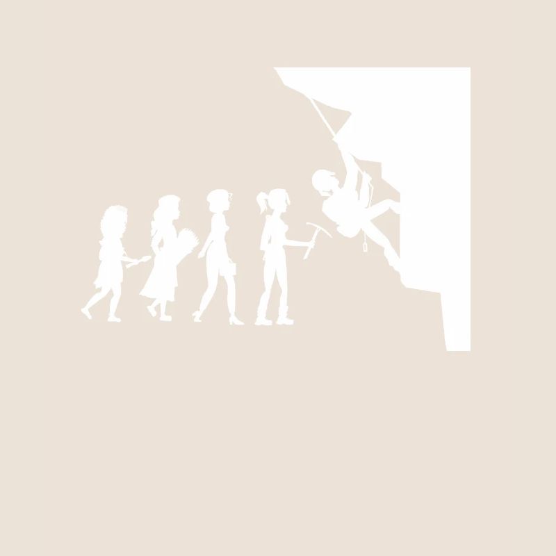 Grimpeur évolution mur d'escalade