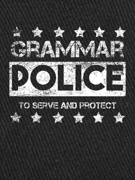 Police grammaire