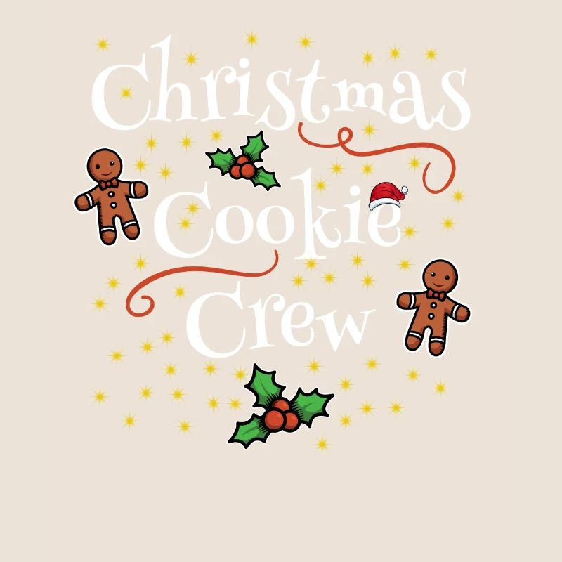 Équipe de biscuits de Noël préparant des biscuits de Noël