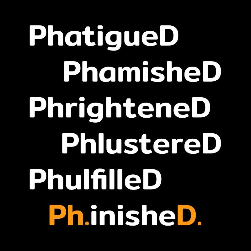 Ph.inishe.D. Promotion Lustig