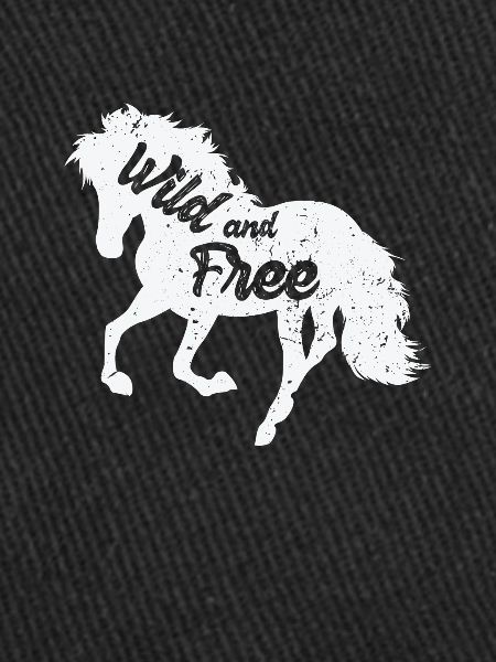 Cheval "sauvage et libre"
