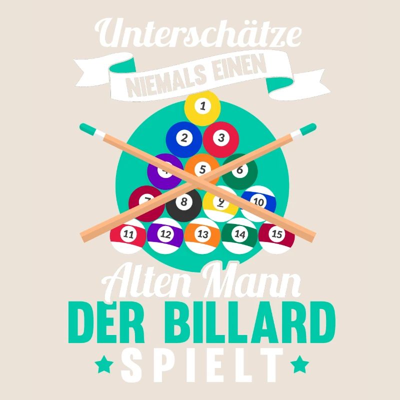 Lustig Spruch Billard Queue Billardkugel Geschenk