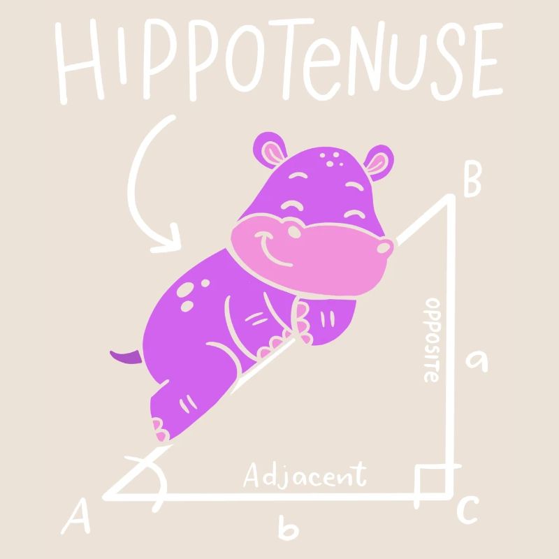 Hippotenuse Hypotenuse Triangle Geometry Math