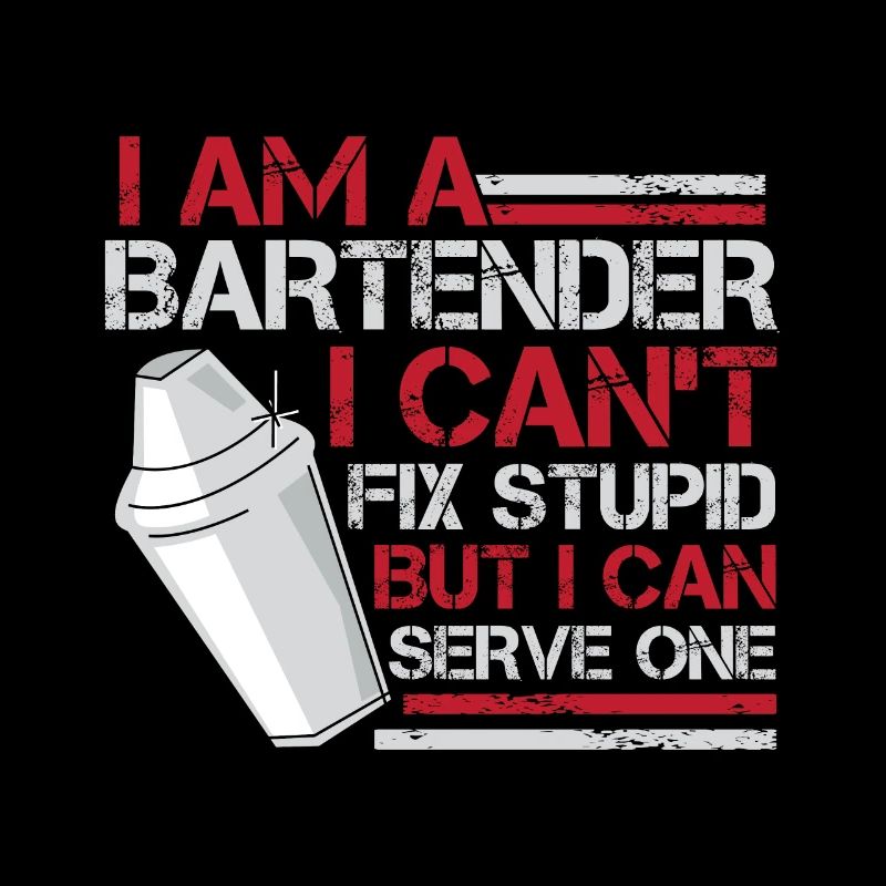Hilarious bartender waiter bartender mixer