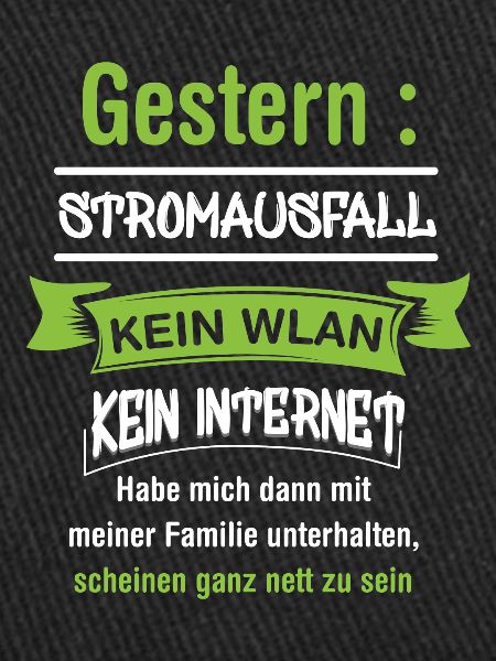 Computerfreak mit Stromausfall