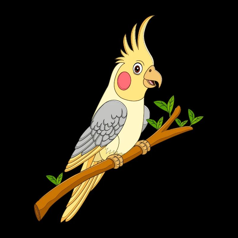 Calopsitte sur branche