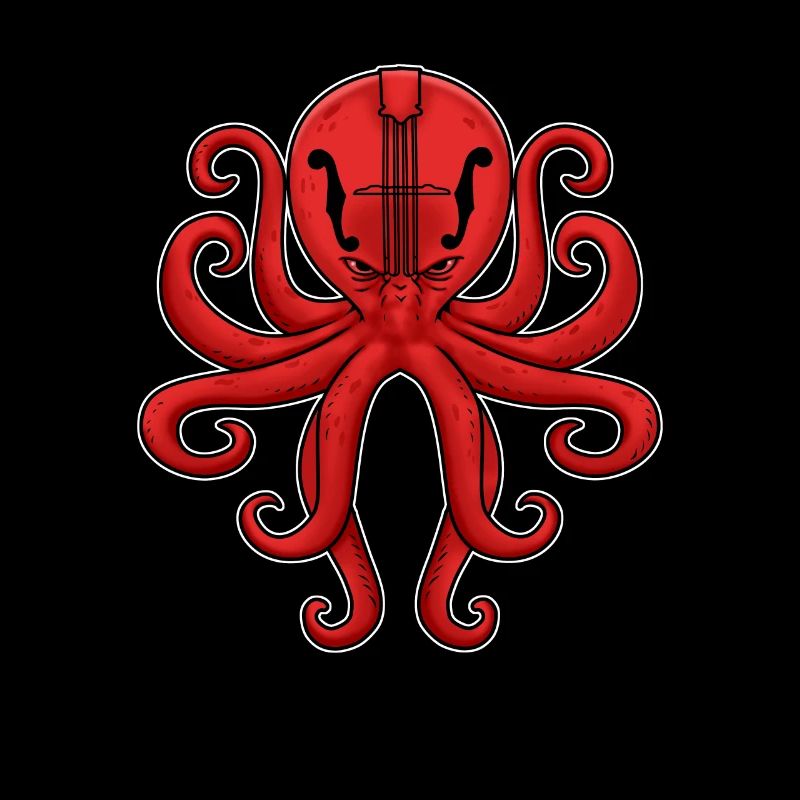Mandoline Bluegrass Gift Mandoline Octopus