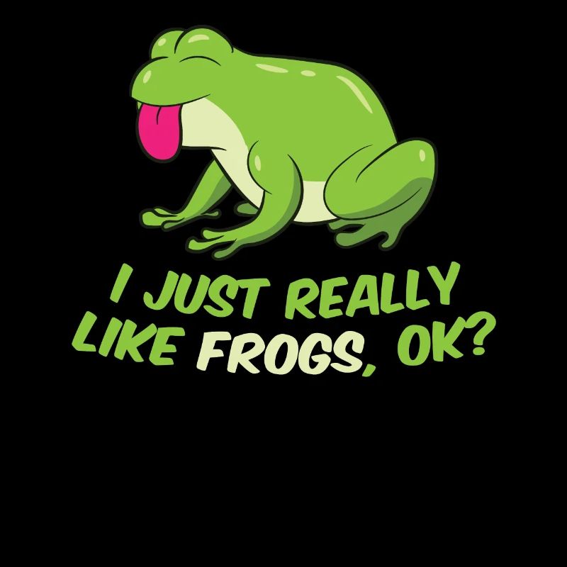 J’aime les grenouilles Tout simplement C’est une grenouille vraiment drôle