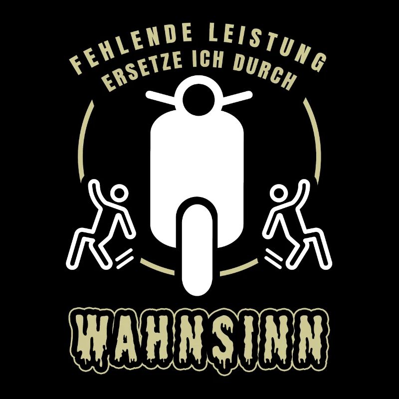 Witziger Roller Spruch Rollerfahrer Zweirad