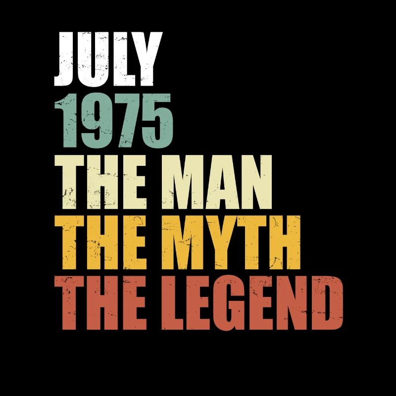 Juli 1975 - Mann Mythos Legende Retro