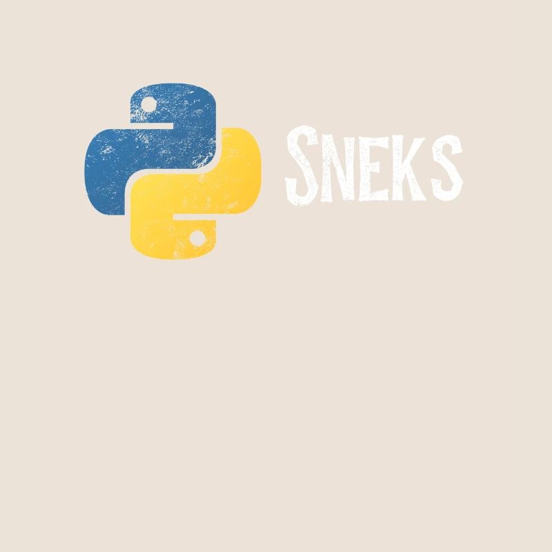 Funny Python Programmer Programming Distressed