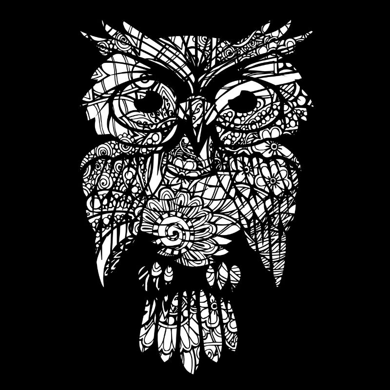 Eule Eule Blumenmuster