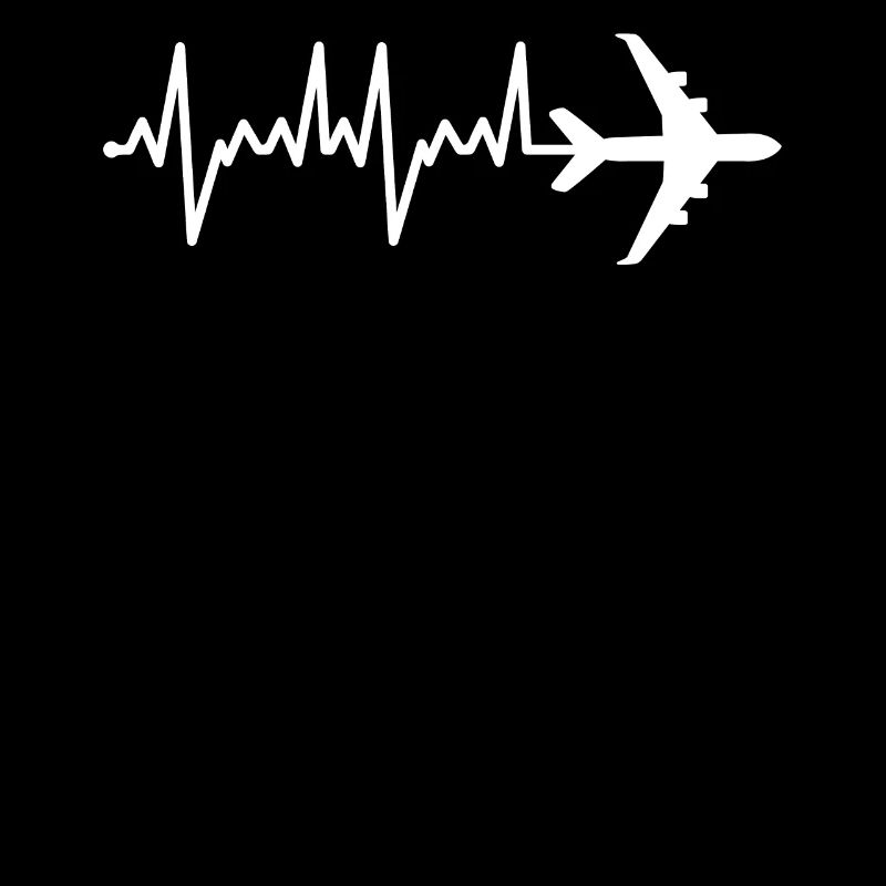 Awesome Airplane Heartbeat Pilot Piloting Aviation