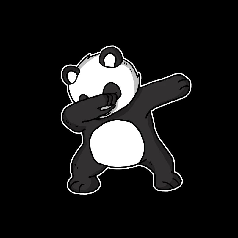 Cadeau de panda de dabbing
