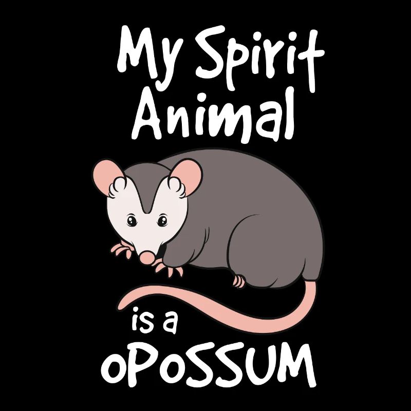 Lustiges Opossum Mein Lieblingstier ist ein