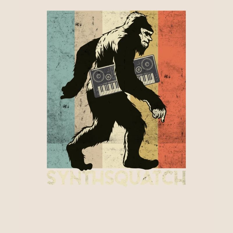 Sasquatch Bigfoot Synthesizer Analog - Synth Nerd