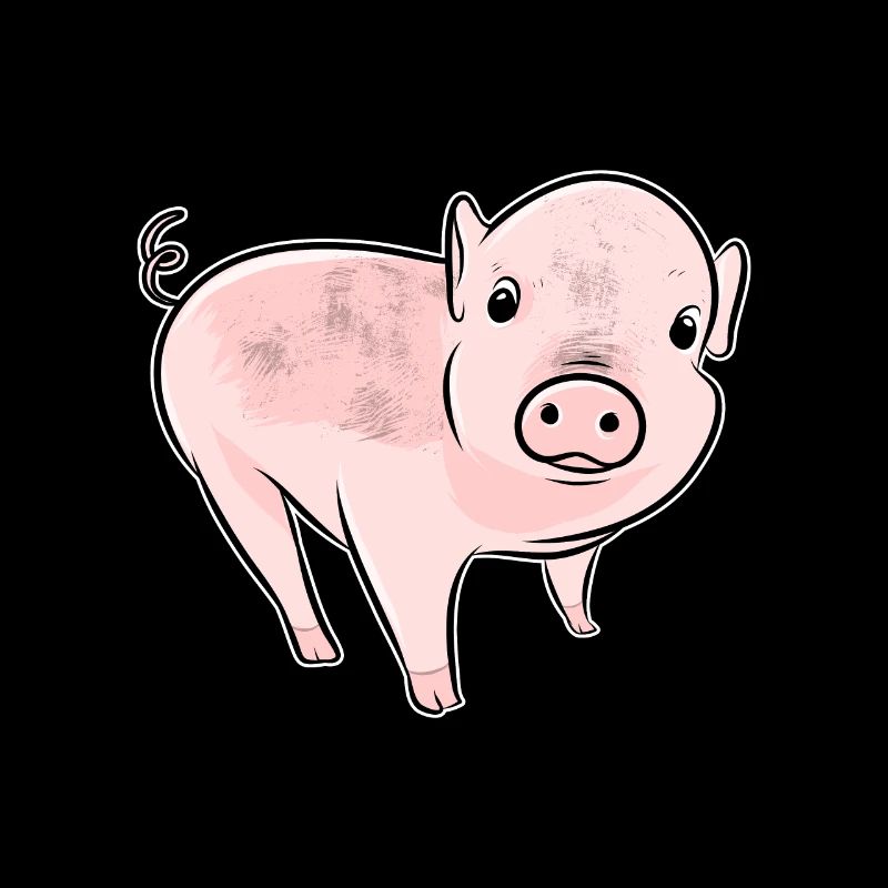 mignon cochon porcelet vegan