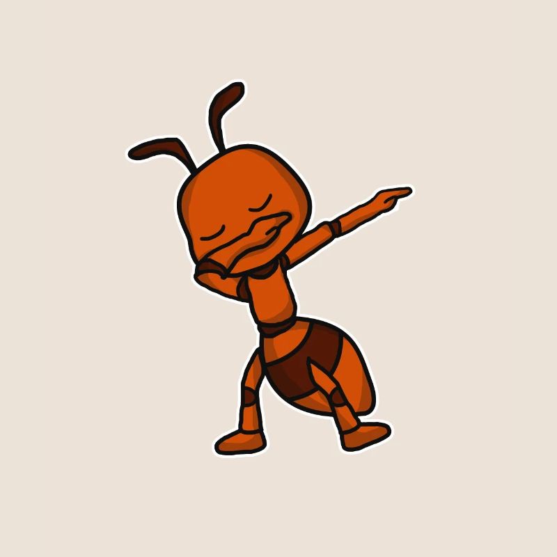 Cadeau de fourmi de dabbing