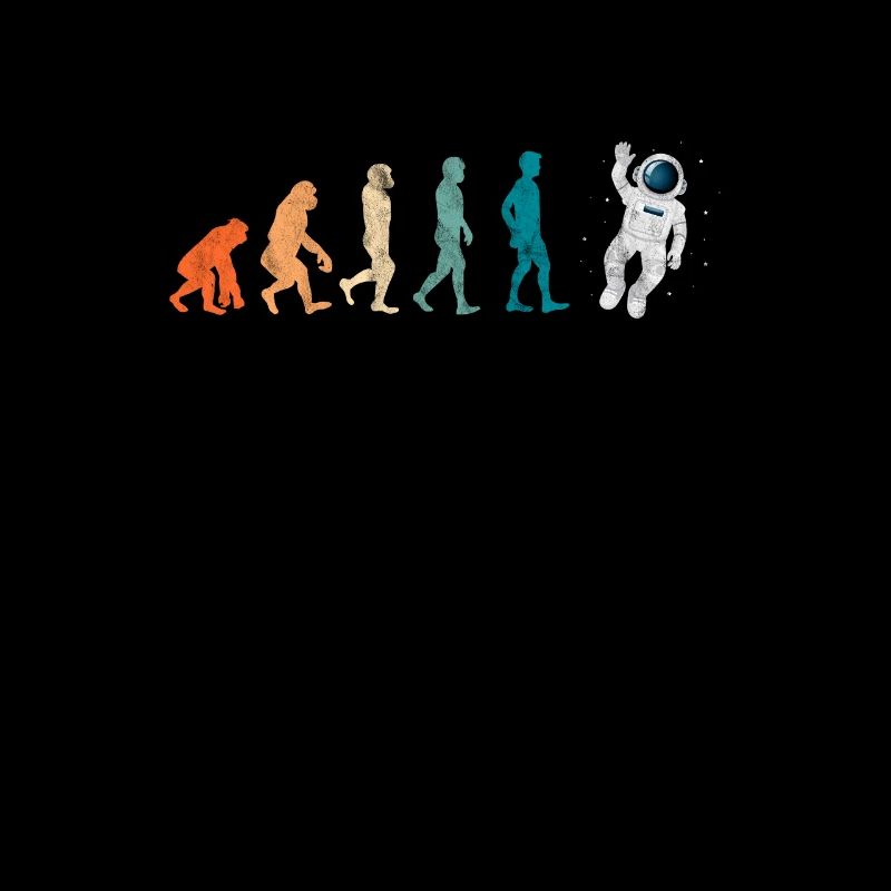 Astronaut Evolution Weltraum Weltall Geschenk