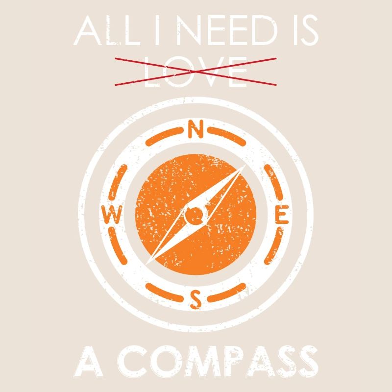 All I Need Is A Compass Orienteering design