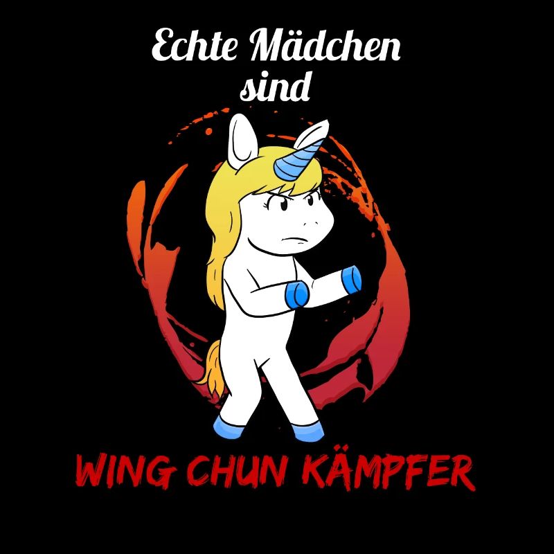 Echte Mädchen Wing Chun Kämpfer Wing Chun Spruch L