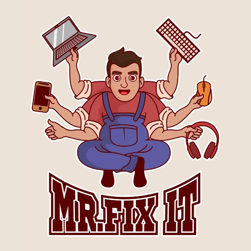 Mr. Fix IT Admin IT Specialist Sysadmin