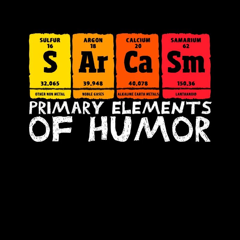 Sarcasm Primary elements of humor