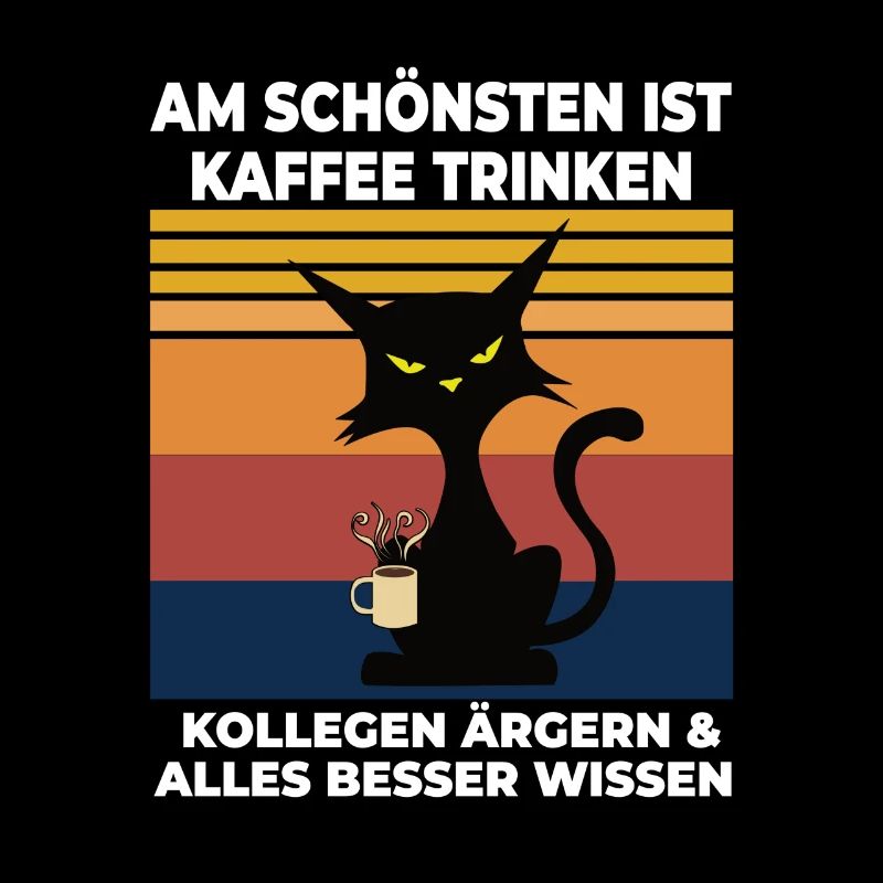 Katze Kaffee I Kollegen Abschied Geschenk Männer