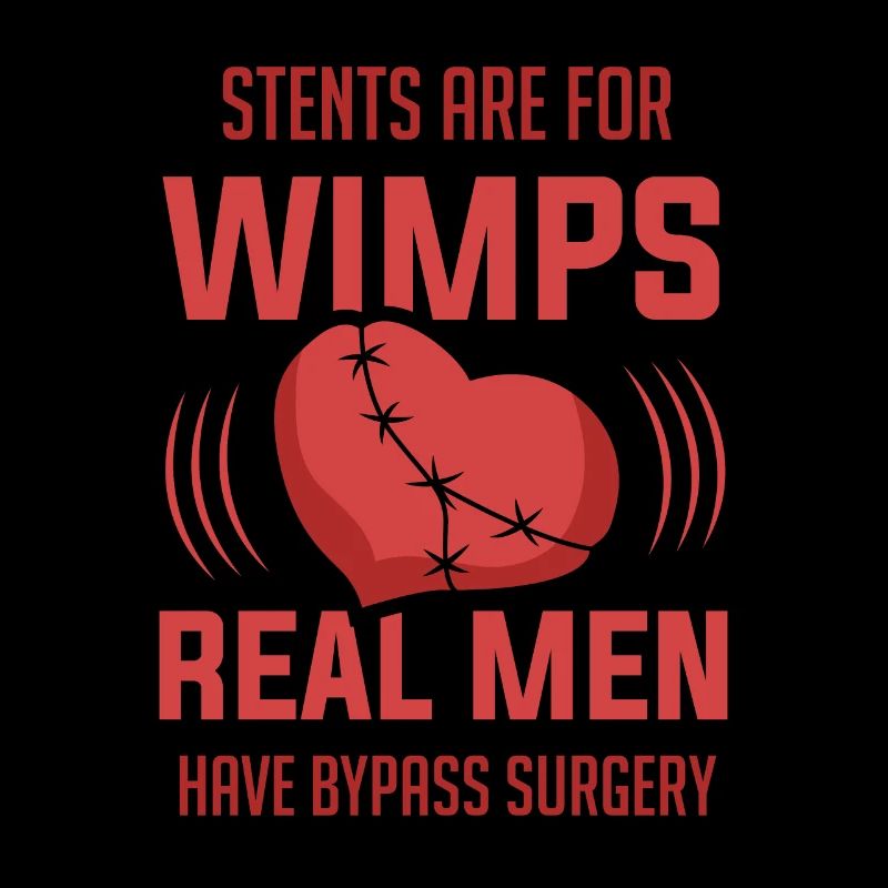 Offene Herz Bypass Operation Survivor Stents Wimps