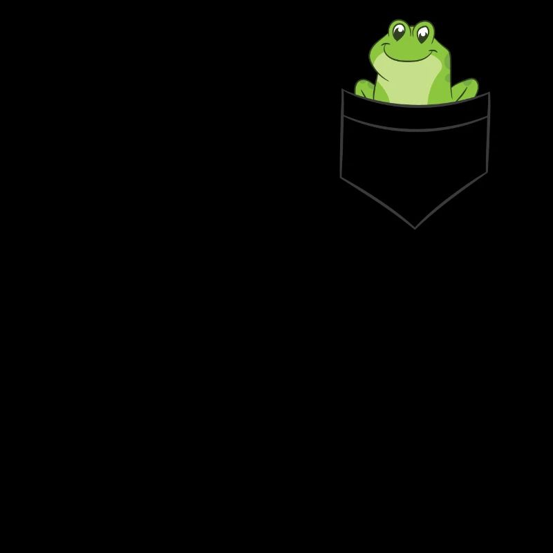 Frog in a Pocket Funny Pocket Cute Frogs
