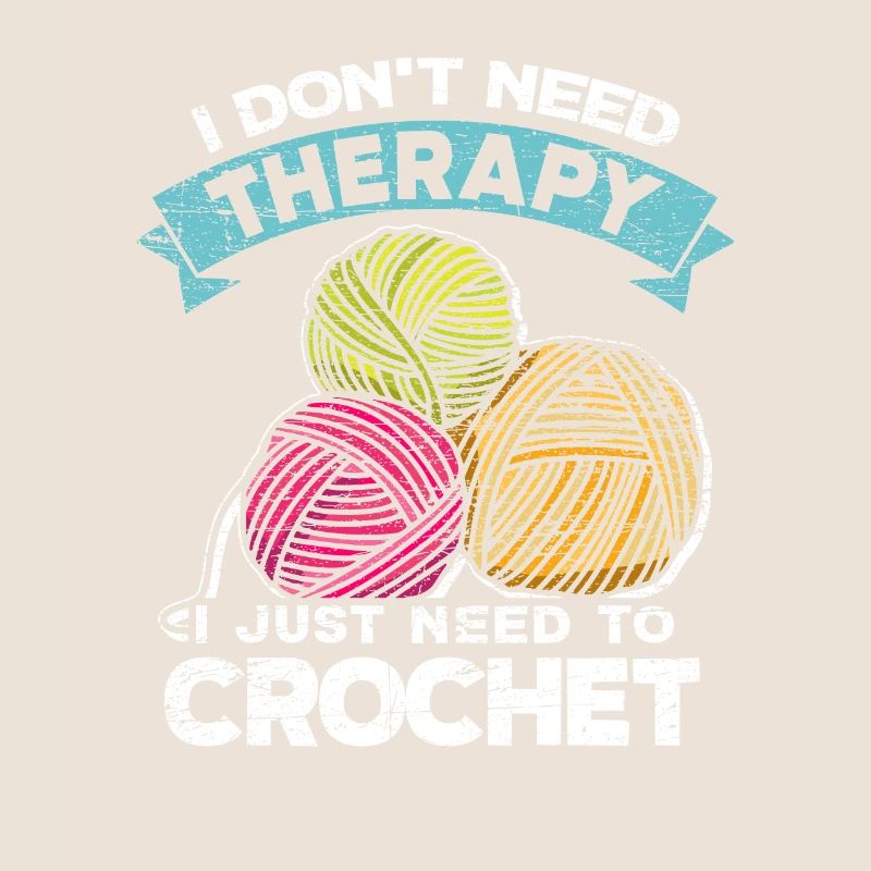 Crochet wool thread relaxation