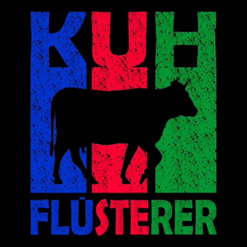 Kuh Flüsterer Retro Geschenk