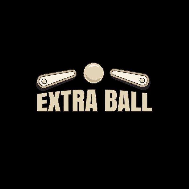 Cadeau de flipper drôle d'extraball