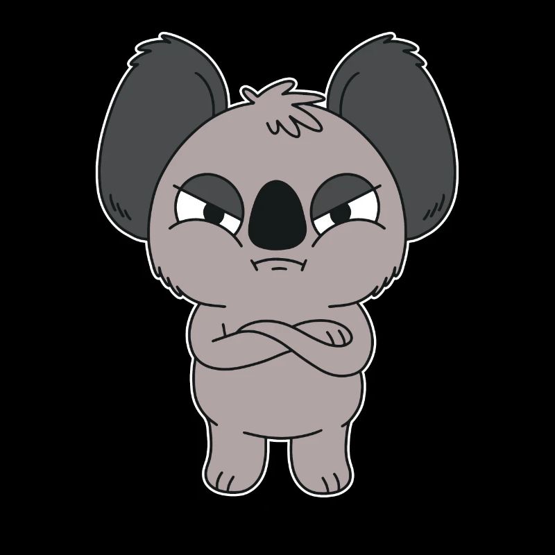 Wütender Koala