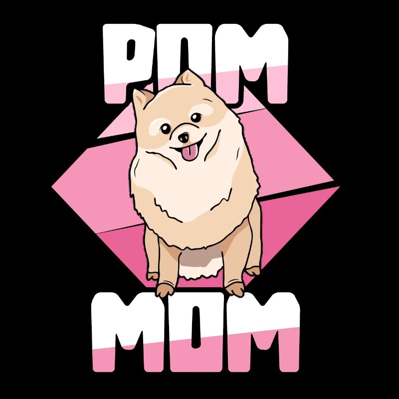 Pom Mom Pomeranian Zwergspitz Muttertag