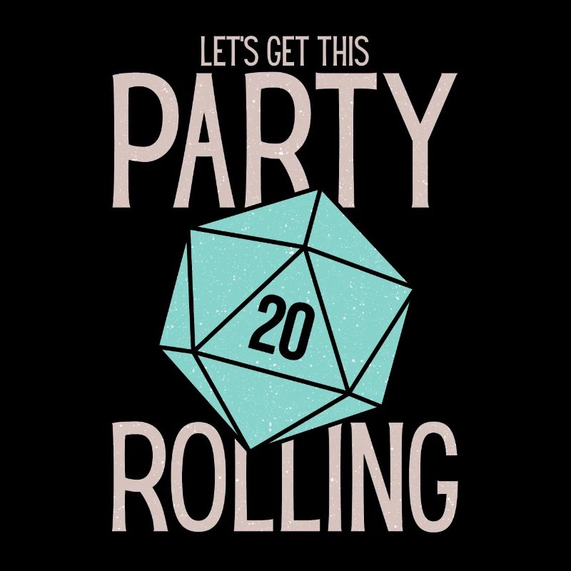 Funny Dungeon Crawler Dice Set Pen and Paper