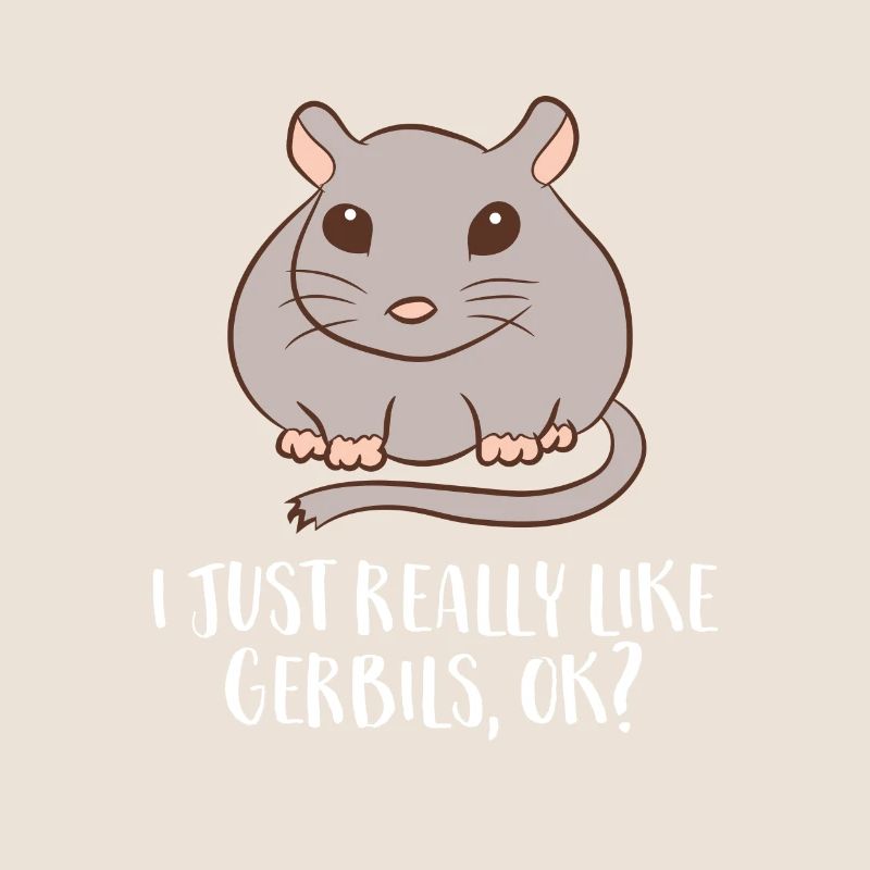 J’aime les souris de course Gerbil Tout simplement, d’accord ?