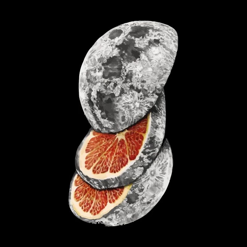 La lune est une orange