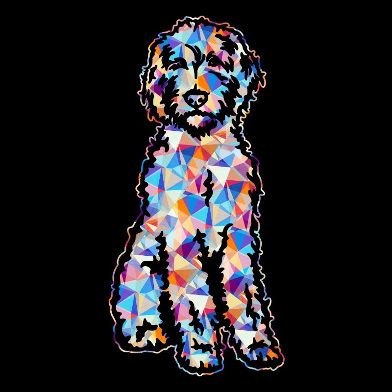 Labradoodle Geometric Shirts
